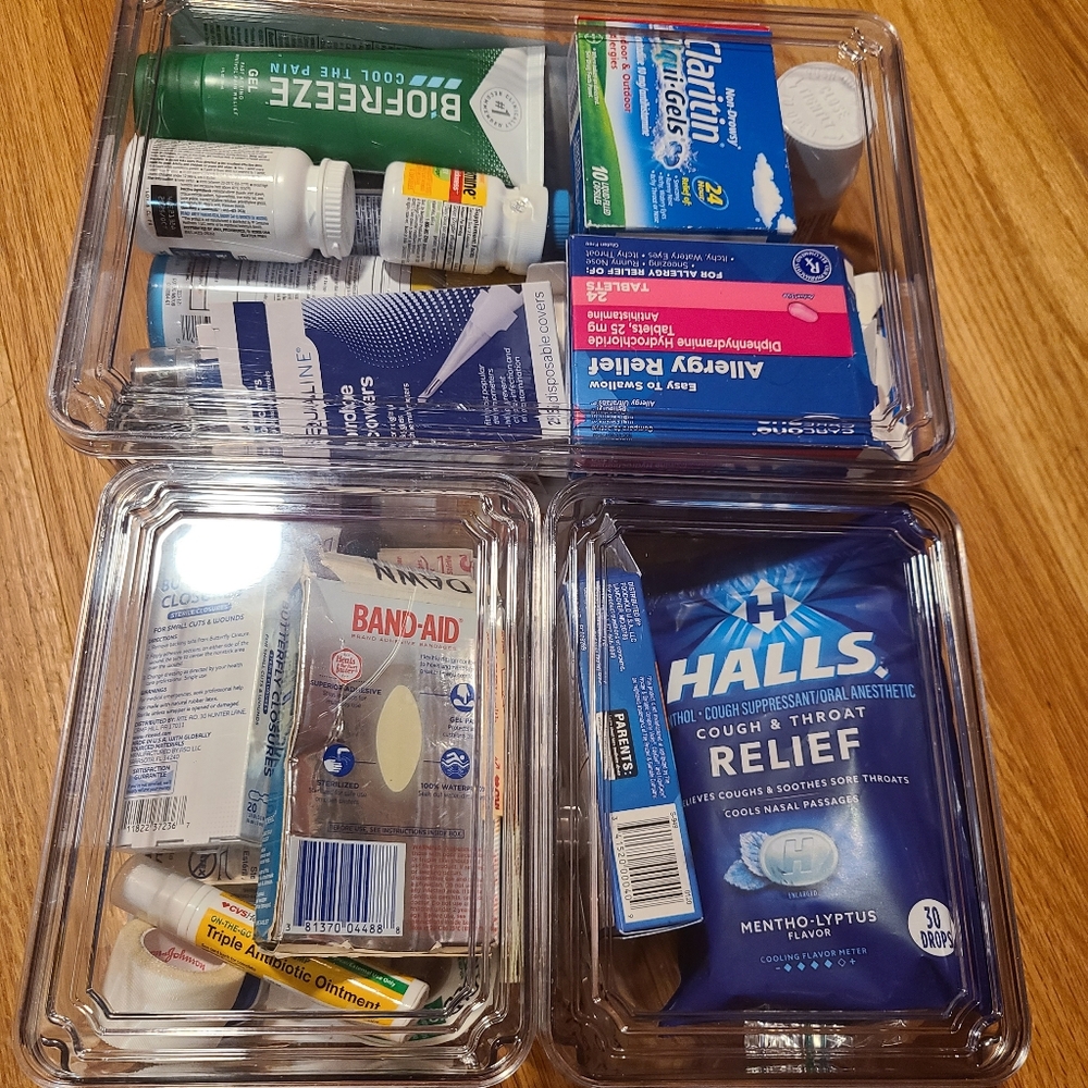 Clear Acrylic Storage boxes
